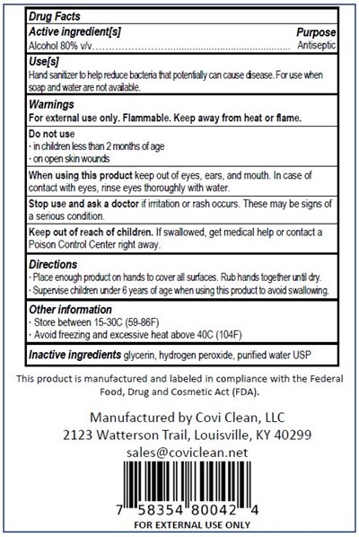 5 Gallon Pail Back Label (Covisan 5 Gallon Back Label 4 X 6)